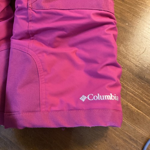 Columbia Omni-Heat Bugaboo Snow Pants Waterproof Insulated Purple Girls Small/8 - Picture 2 of 8