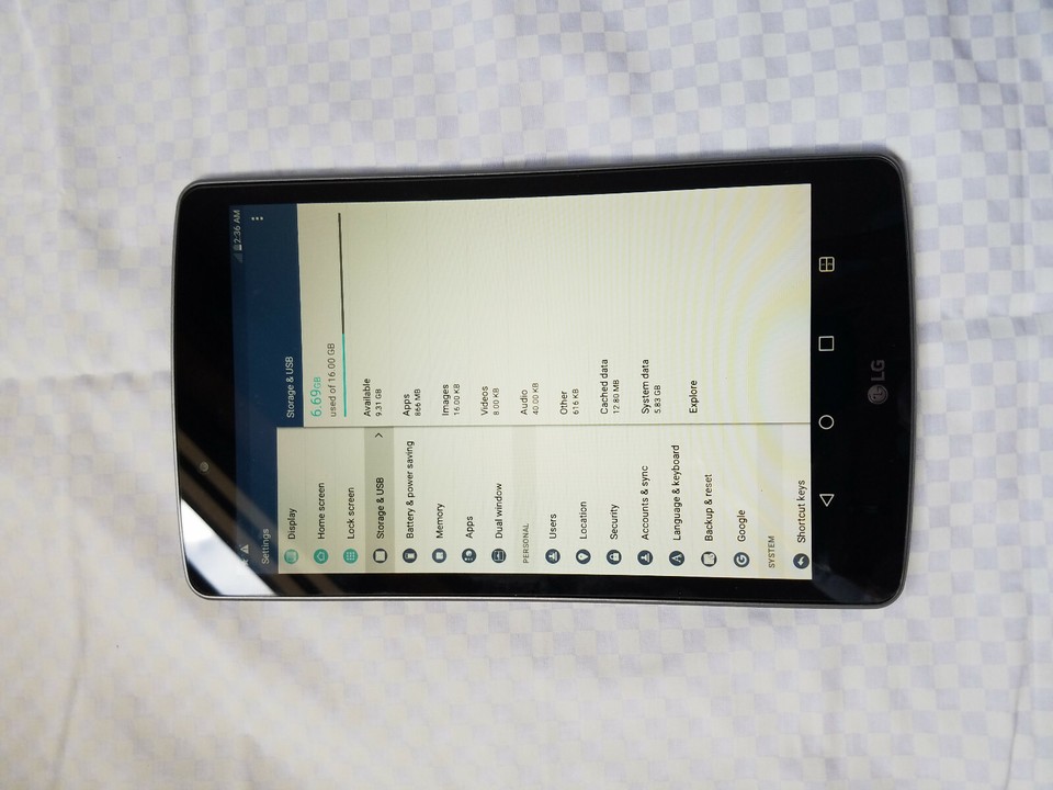LG Android AT&T Pad Version 8.0 with Red Cover | eBay