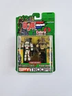 GI Joe vs Cobra Spy Troops Desert Cobra CLAWS Sand Viper Figure Set 2003 New Vtg