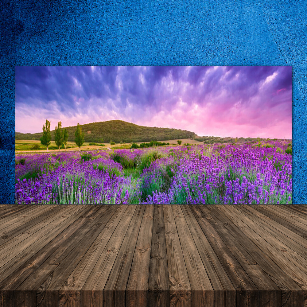Crédence en verre Fleurs et Montagnes pour illuminer votre cuisine moderne