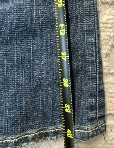 Silver Jeans Pioneer Size 31X33 Embroidered Button Flap Back Pockets Medium Wash - Picture 13 of 24