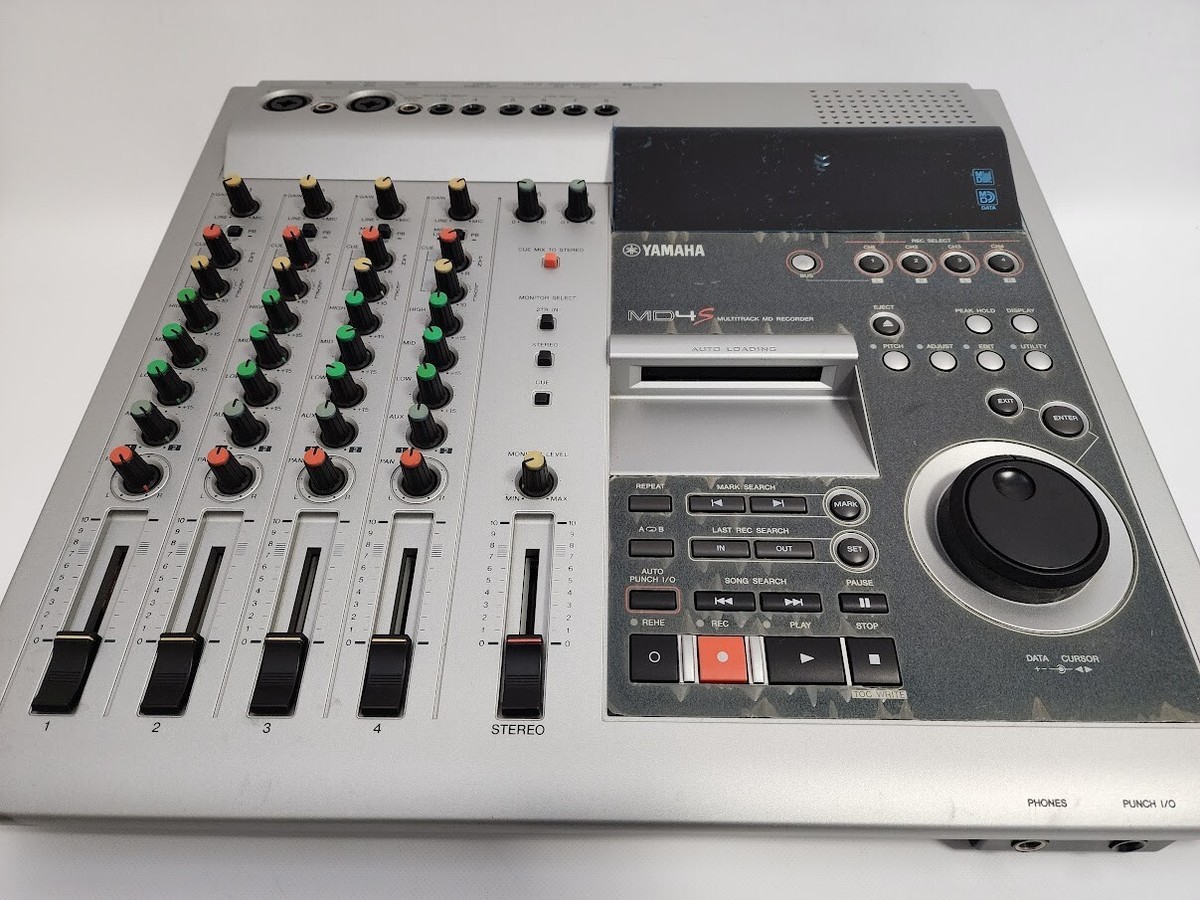 YAMAHA マルチトラックMDレコーダー MD4S Yamaha MD4S Multitrack Minidisc Recorder 4 Track mixing | eBay