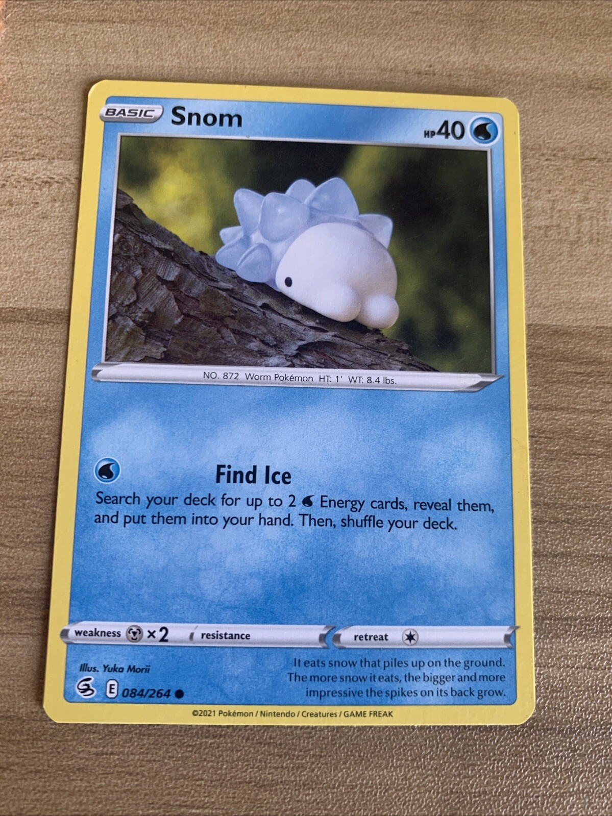 Snom 84/264 Common | Fusion Strike | Pokemon Card
