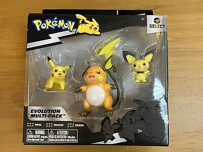 Pichu Pikachu Raichu Action Figure Select Evolution Pokémon