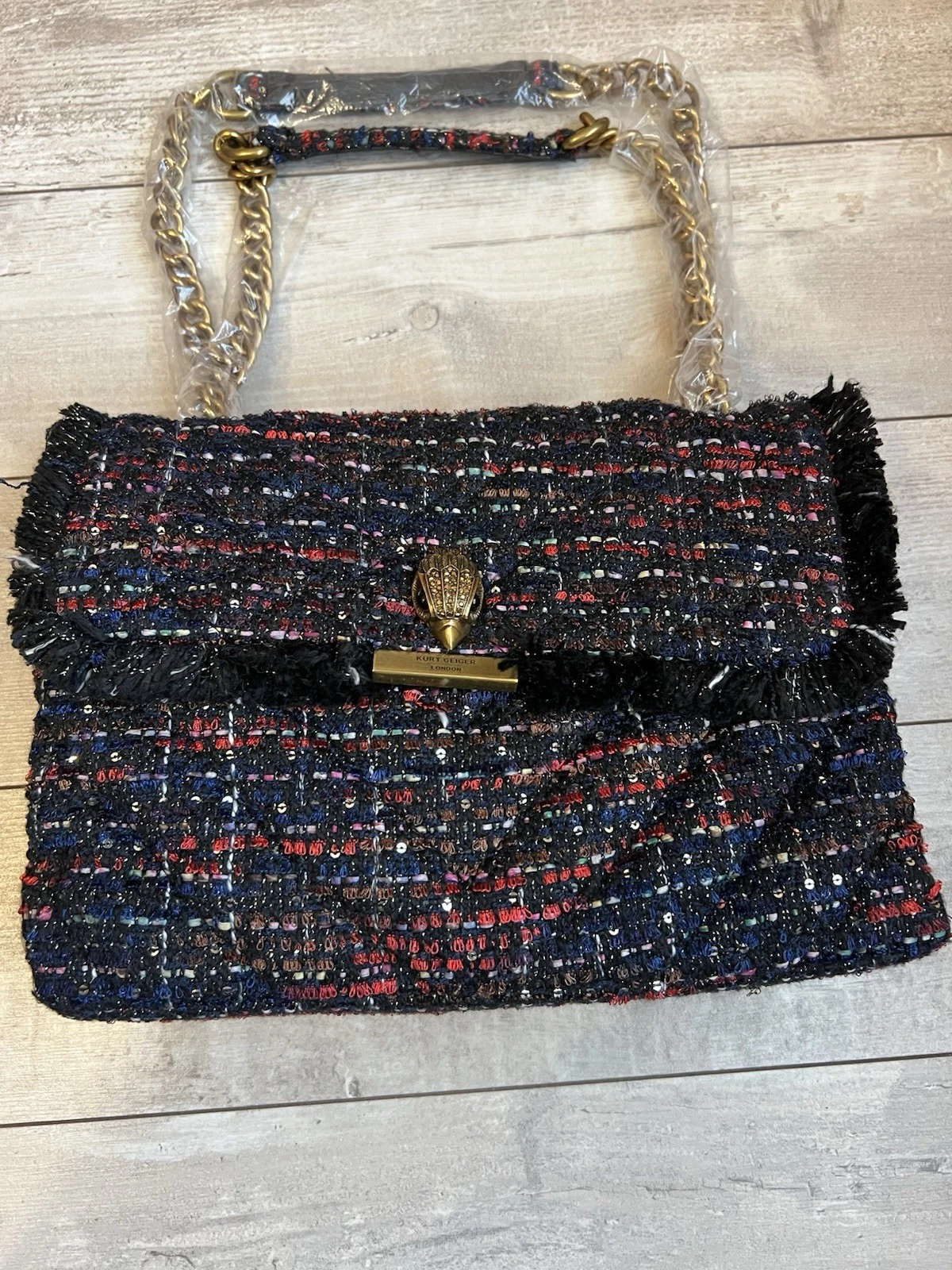 Kurt Geiger LondonKENSINGTON BAG Borsa a mano pettine rosso