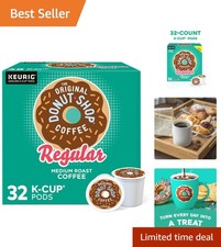 Regular, Single-Serve Keurig K-Cup Pods, Medium Roast Coffee Pods, 32 Count