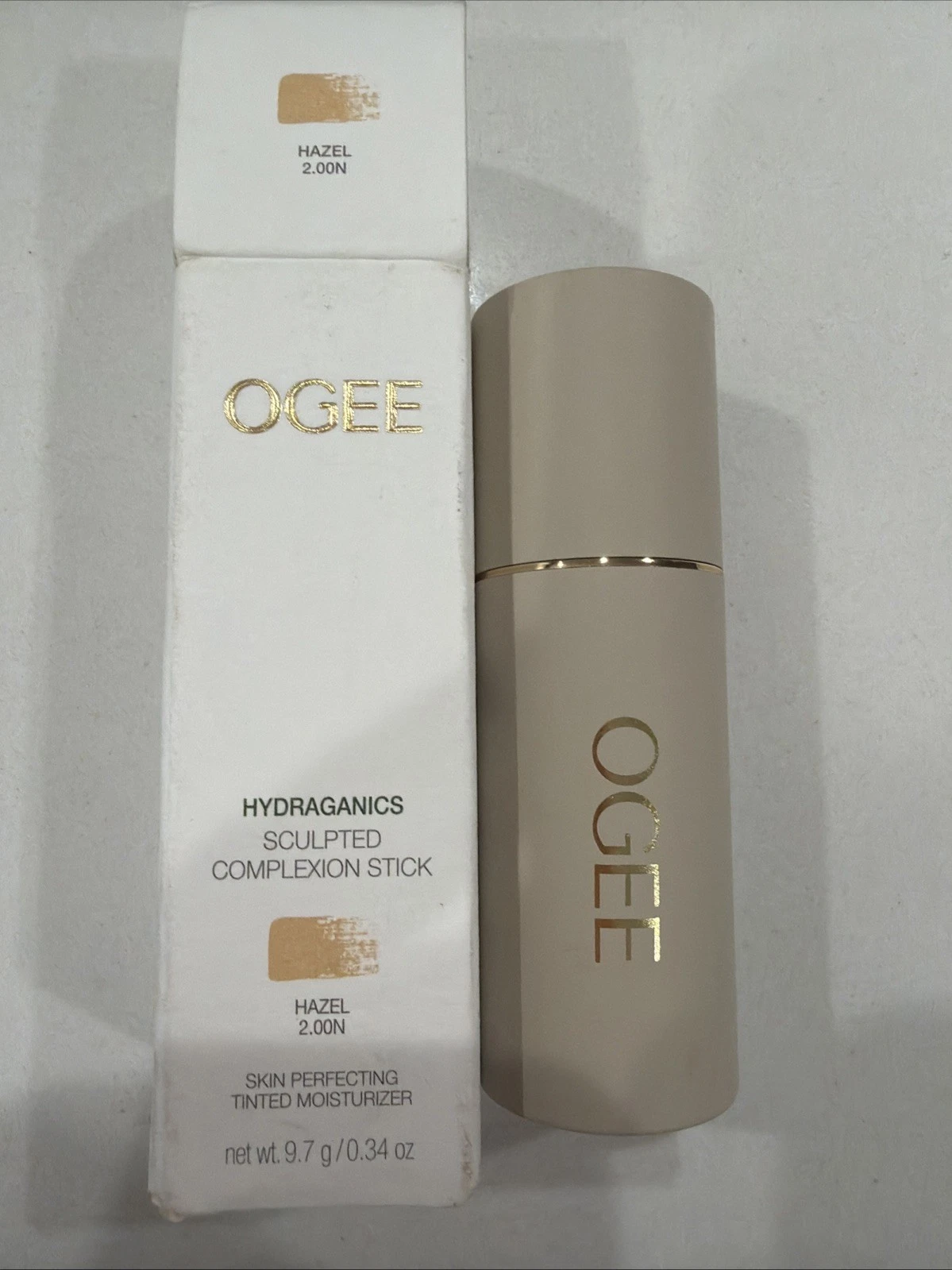 Ogee Hydraganics Sculpted Face Stick Color Hazel 2.00 N O.34 Oz