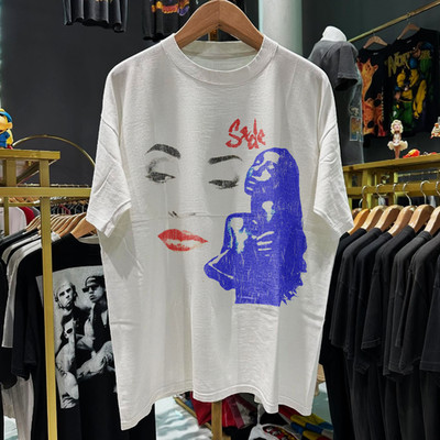 90s Sade Ultra Rare Aged T-Shirt White L