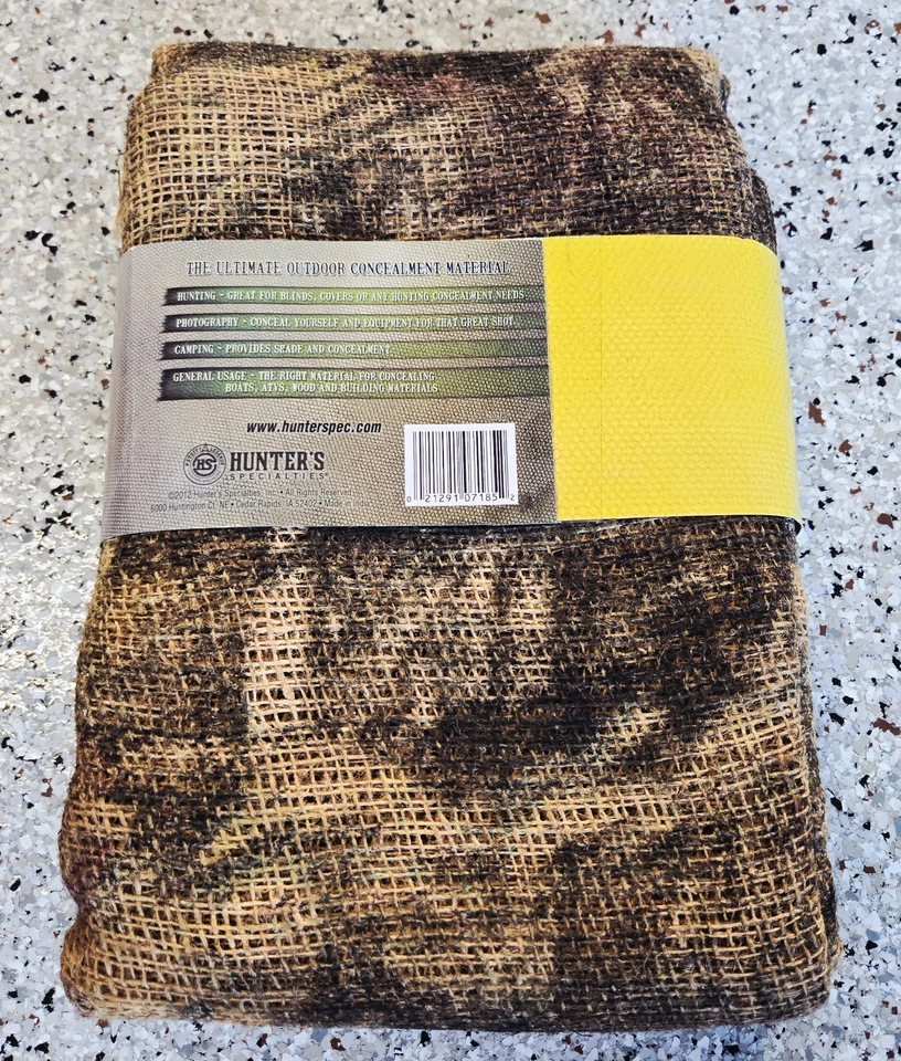 Mossy Oak Camo Burlap Quiet Material 12' x 54" Hunters Specialties New - Image 2 of 2