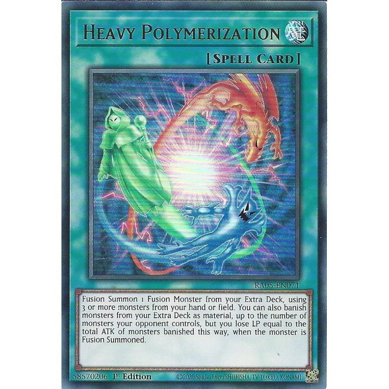 RA05-EN071 Heavy Polymerization  : Ultra Rare Card : 1st Edition : YuGiOh TCG
