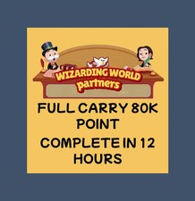 Wizarding World Partners Monopoly Go Partners Event    Full carry 80k Point    