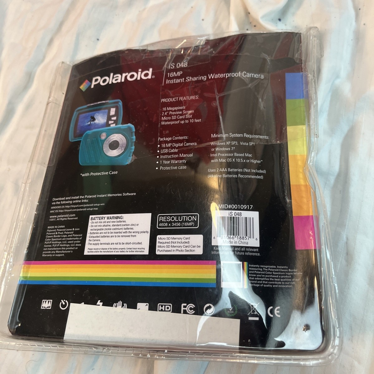 Sd Card Polaroid Underwater Disposable Camera Polaroid IS048 16