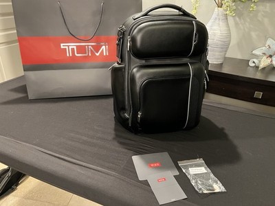 Tumi Arrivé Barker Backpack Black Men's Laptop Sleeve Business Travel