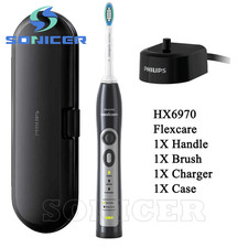 PHILIPS SONICARE FlexCare HX6970 Electric Toothbrush Head Charger Case Kit