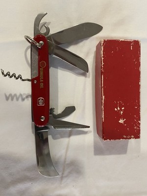 Shell Oil Pocketknife with Rimula Oil Advertisement
