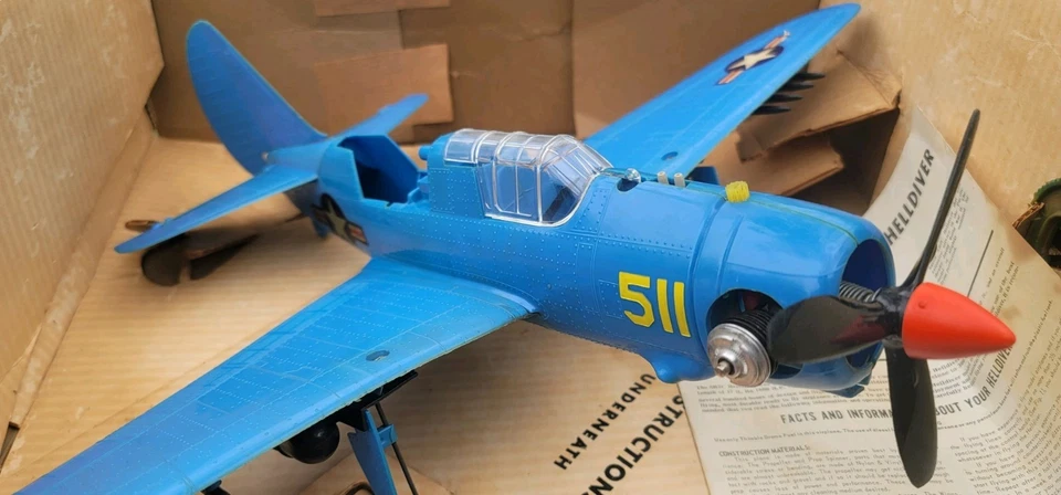 Rare Cox Navy Helldiver Sb2c .049 Thimble Drome - Image 4 of 4