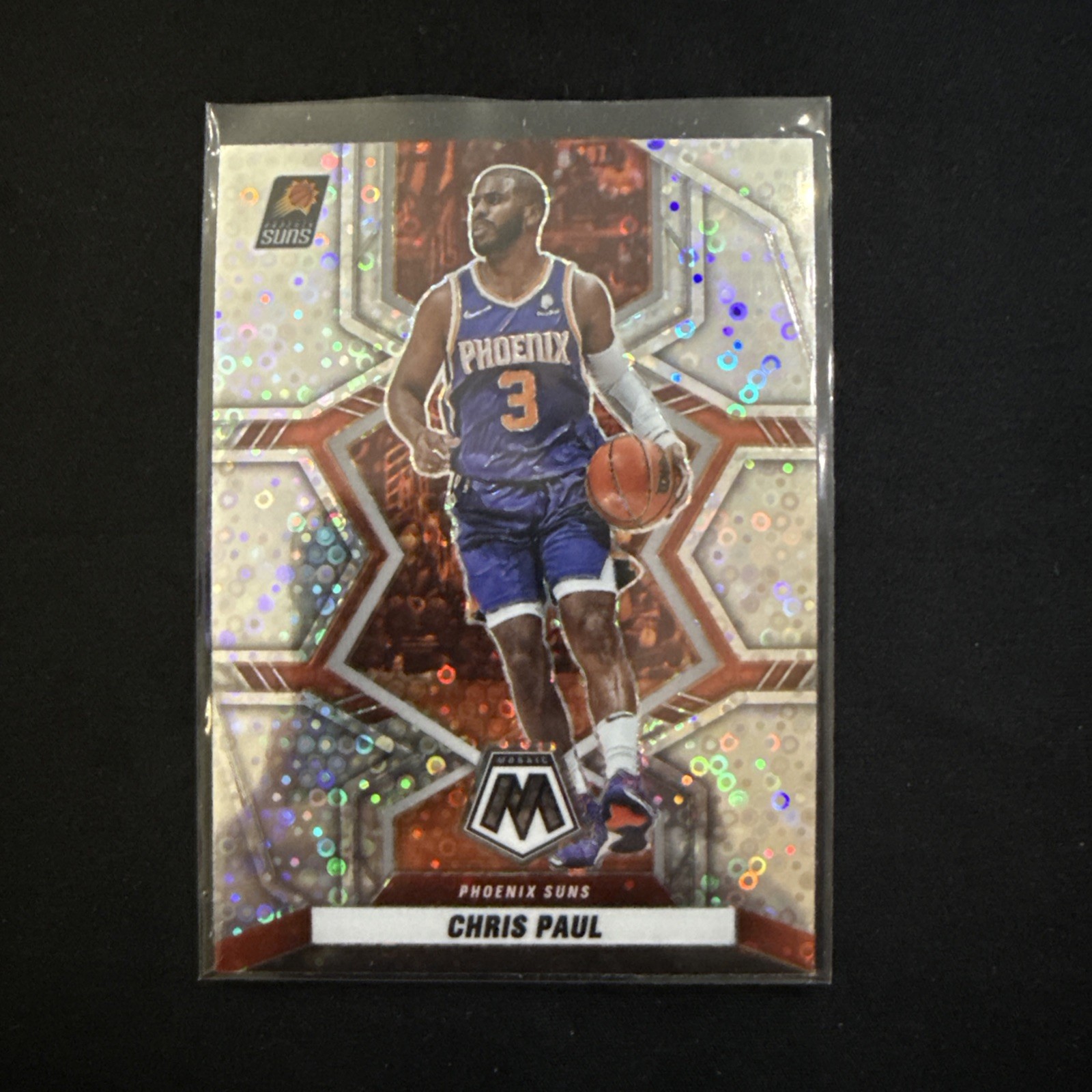 2021 Panini Mosaic Fast Break Prizm Chris Paul #118 Phoenix Suns