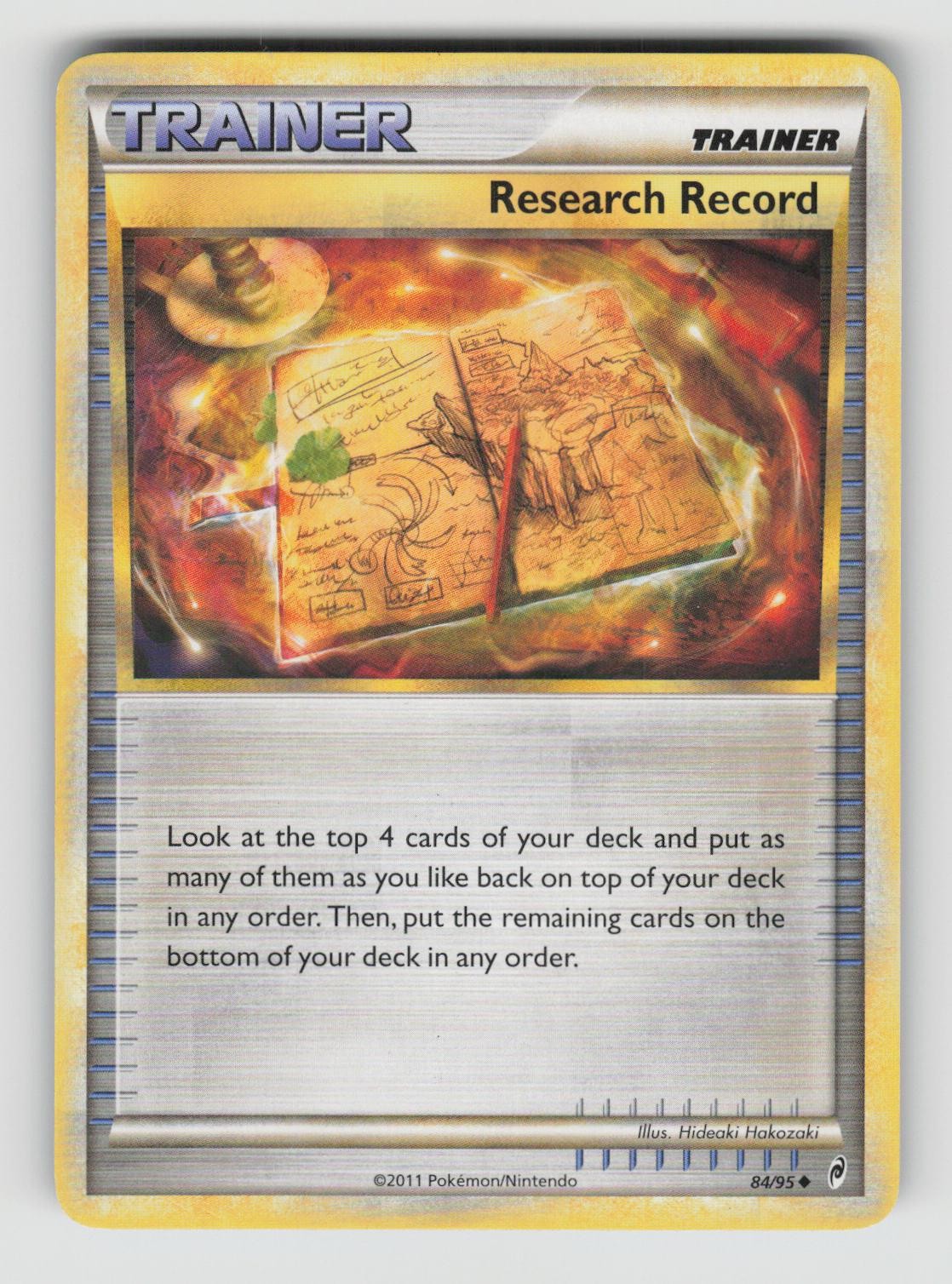 Research Record 84/95 Uncommon Call of Legends Pokemon Moderately Played