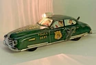 Marx Toys 1949 Dick Tracy Police Squad Car Tin Litho Key Tested Working Vintage