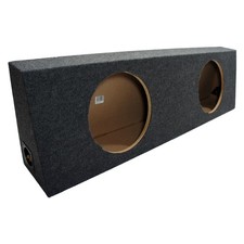 Dual 12" Subwoofer Regular Standard Cab Truck Sub Box Enclosure Speaker Audio