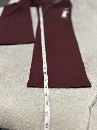 Gloria Vanderbilt Amanda Chino Classic Straight Pants 8 Burgundy - Photo 4/8