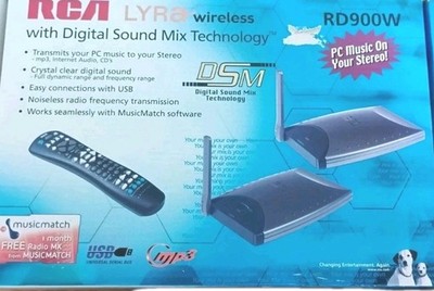 RCA Lyra Wireless RD900W with Digital Sound Mix Technology 