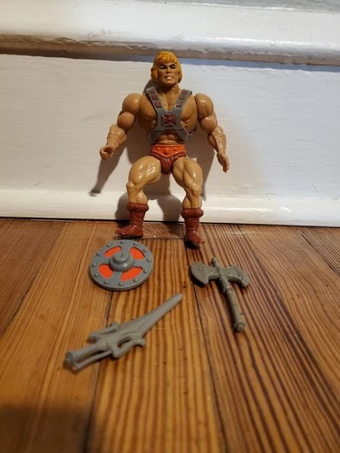 Vintage 1980s Masters Of The Universe He-Man Action Figure Loose Complete