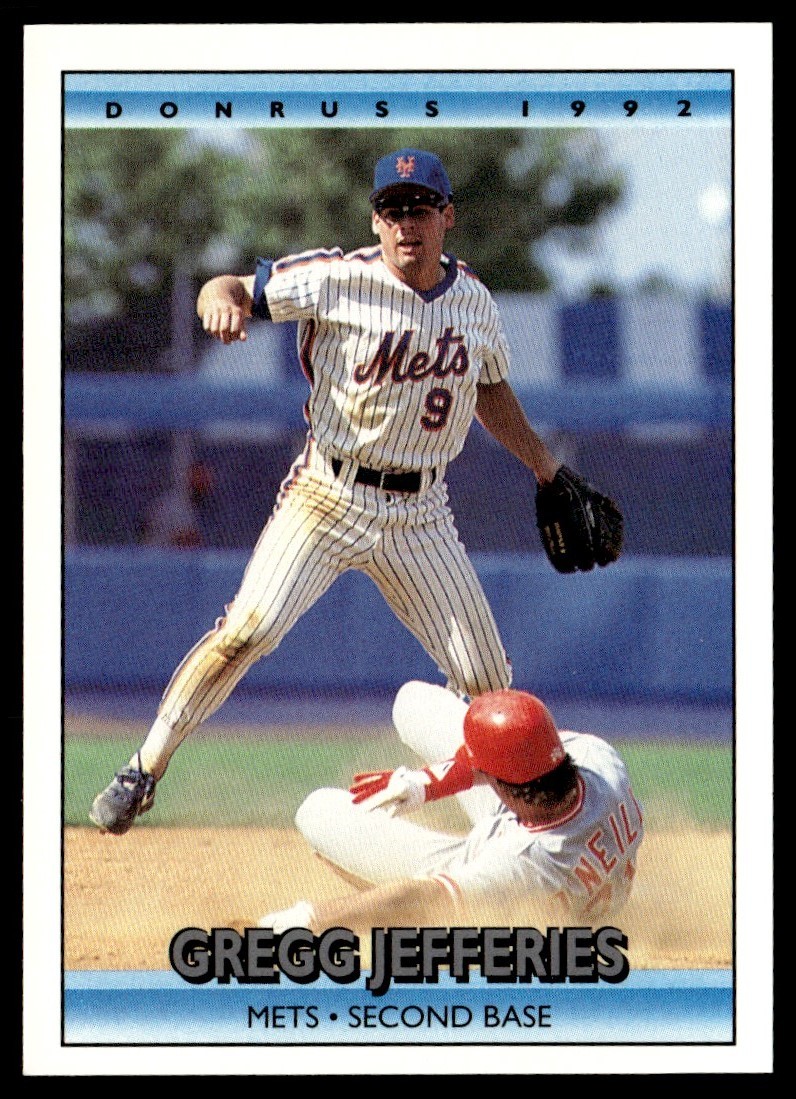 1992 Donruss Gregg Jefferies New York Mets #372