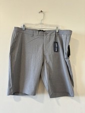 New Travis Mathew Beck Prestige Performance Golf Casual Shorts Men Size 40 Gray