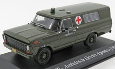 MODELLINO AUTO STATICO FORD F-100 VAN AMBULANZA ESERCITO ARGENTINA 1969 1/43