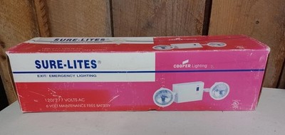 2008 Sure-Lites Emergency Lighting Unit Model LM1 White LBL-645