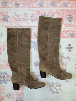 Lanvin Suede High Boots 40