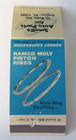 Vintage Matchbook Cover Hanover, PA Small's Auto Parts Ramco Moly Front Strike — photo 2