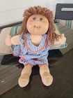 Cabbagepatch Kids 1980s Vintage Brunette Doll with Blue Eyes