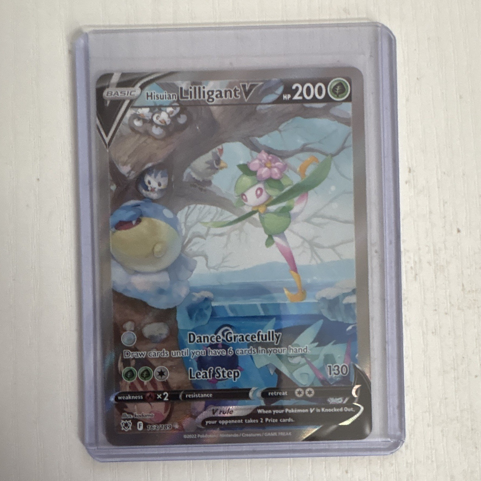 Hisuian Lilligant V 163/189 Swsh10 Astral Radiance Alt Full Art UR Holo Eng