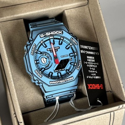 Casio G-SHOCK MANGA THEME GA-2100MNG-2AJR Men's Watch Octagon Blue
