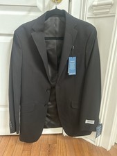 Kenneth Cole Reaction Men's Suit Jacket Black Slim Fit Ready Flex NWT