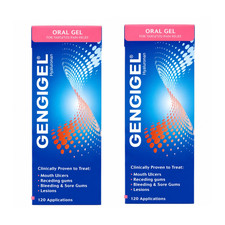 Gengigel Gingival Gel Hyaluronic Acid Gum Care Treatment 20ml x2