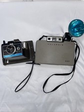 Vintage Polaroid 2 Camera Lot - Land Camera 220 Colorpack 2 Land Camera Untested