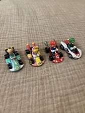 Super Mario kart Hot wheels - Rosalina, Cat Peach, Mario, Luigi