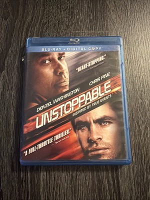 Unstoppable Blu-Ray Denzel Washington & Chris Pine No Digital
