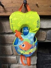 Stearns Puddle Jumper Infant Hydroprene Fish Print Life Jacket - Under 30lbs
