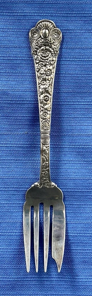 Gorham Cluny Sterling Silver Salad Fork Set Of 12 - New Style Heirloom by Gorham - Image 3 of 4