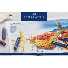 Faber-Castell Creative Studio Oil Pastel Crayons Set 36 Vibrant Colors