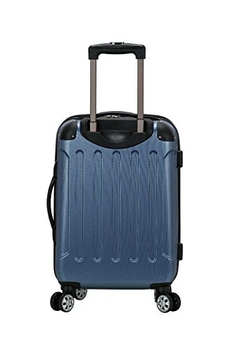 ROCKLAND LONDON HARDSIDE EXPANDABLE LUGGAGE SPINNER WHEELS CARRY-ON 20-INCH BLUE - Image 4 of 4