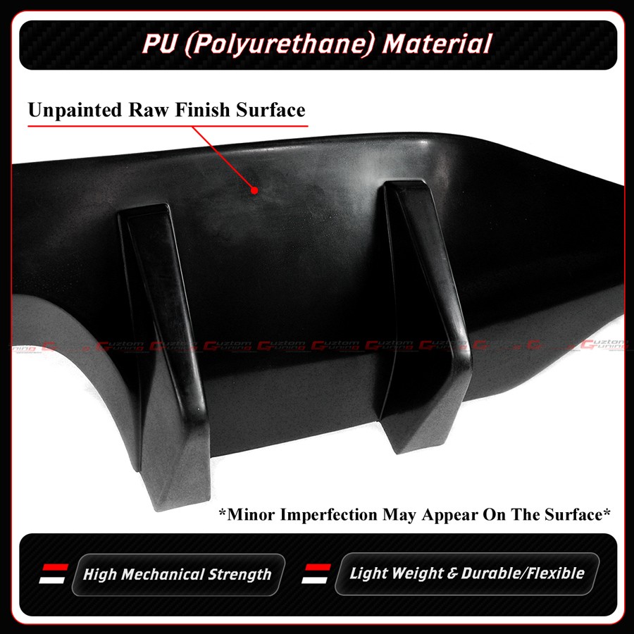 For 2017-21 Honda Civic 5Dr Hatchback FK7 Sport Touring JDM Rear Bumper ...