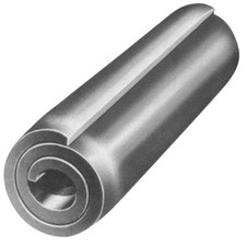 Zoro Select U39150.007.0050 Coiled Spring Pin, 5/64 In Outside Dia, 1/2 In L,,