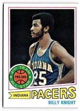 1977-78 Topps Chewing Gum - Billy Knight #110 Team All Star Indiana Pacers 