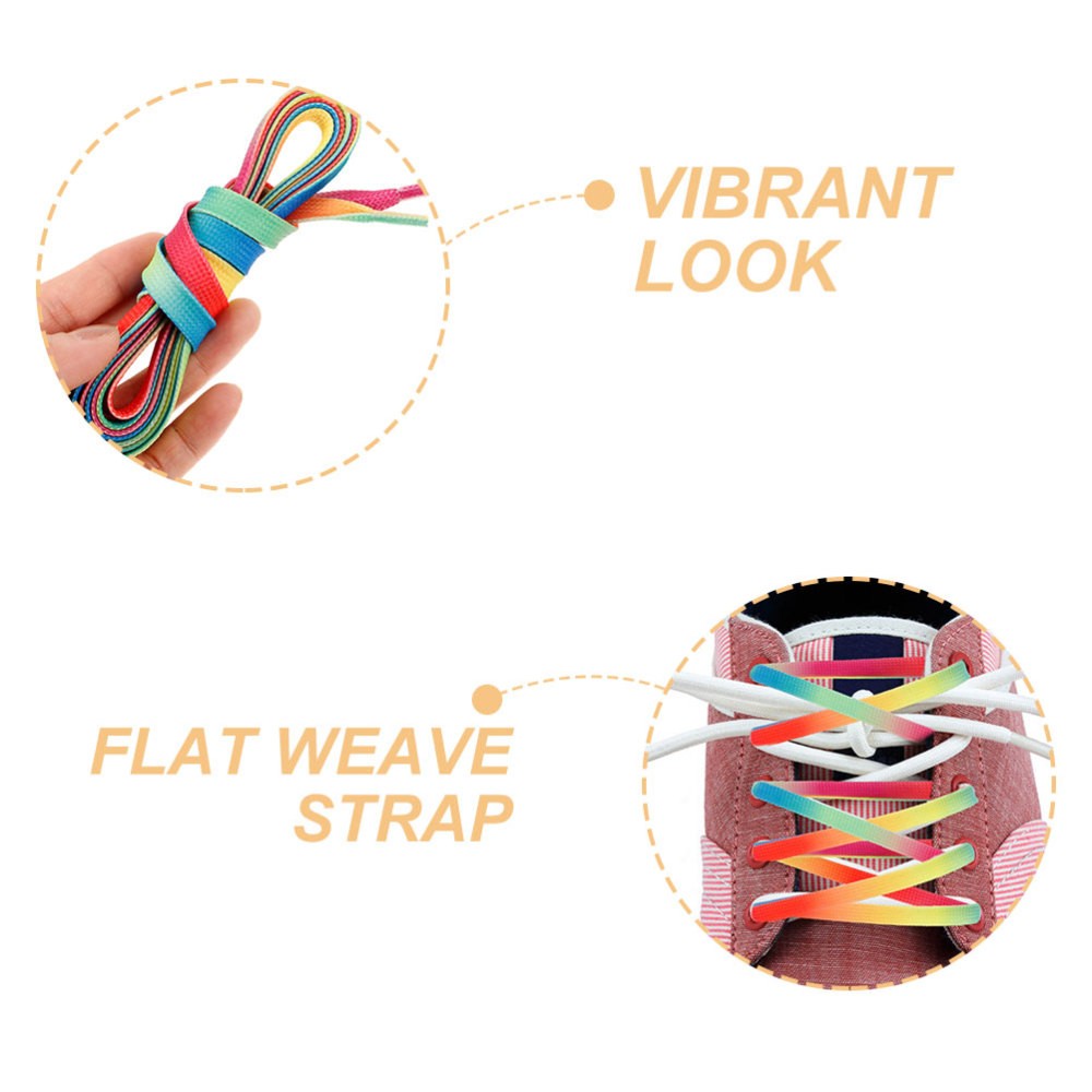 APL Lacci colorati hockey elastici di ricambio lacci piatti per sneakers