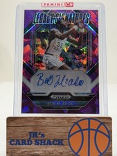 2023 Prizm Draft Picks Bob McAdoo Legacy Signatures Purple Ice Prizm /99 #LS-BOB